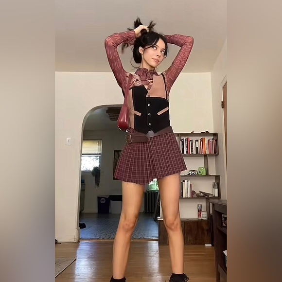 Vintage Retro Vest BoHo Cowboy Western Suede Leather Ranch - Picture 3 of 13